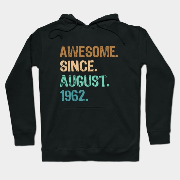 Born in august 1962 Hoodie by Yasna